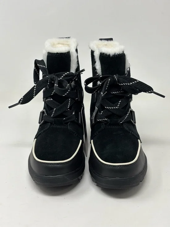 Sorel Tivoli IV Lace-Up Waterproof Black Boots Size 5 NEW IN BOX - Picture 8 of 12